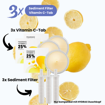 Hydrax - Vitamin-C-Tab und Ersatzfilter